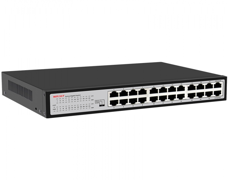 24口全千兆智能以太網交換機 WS-SWG10240D